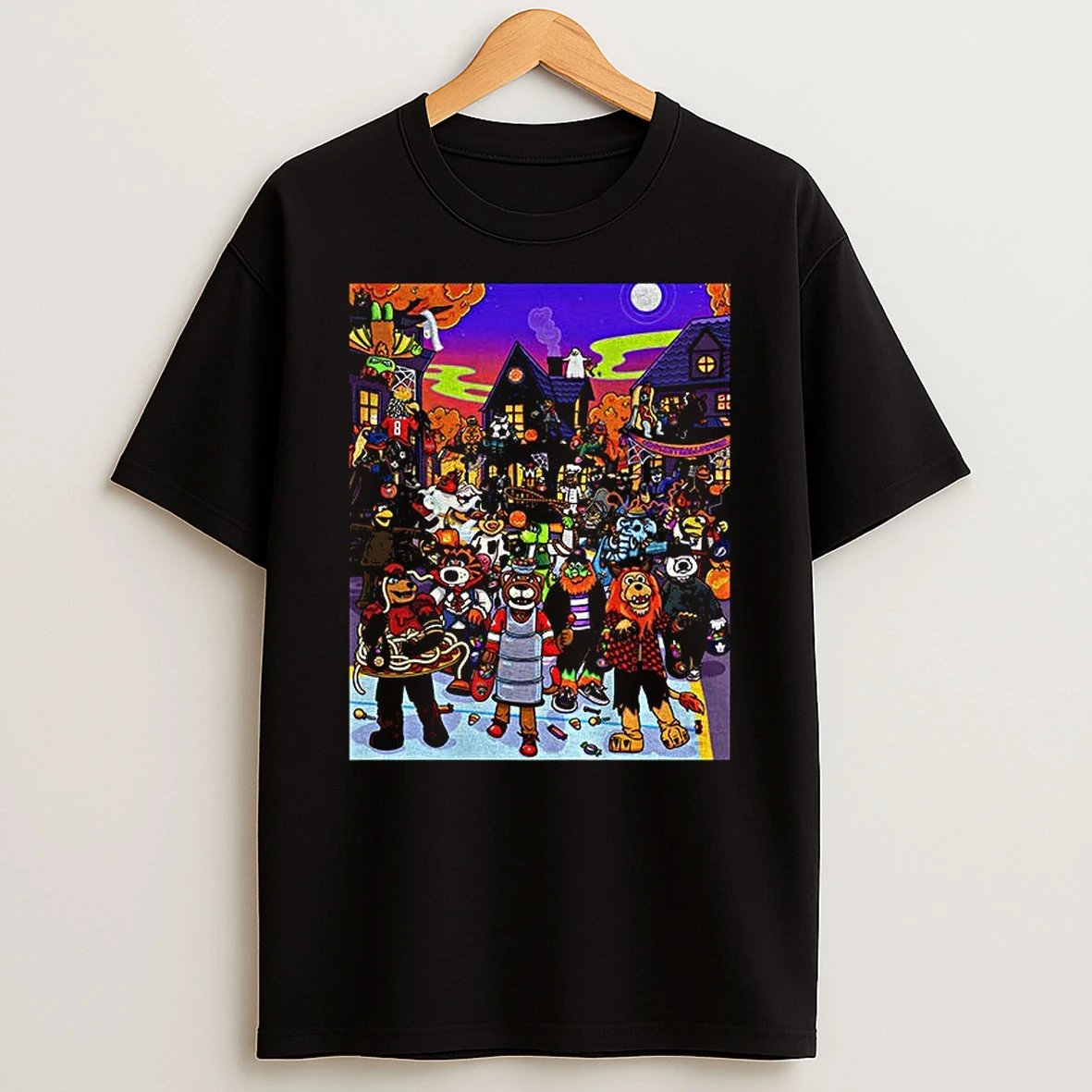 Mascot Mayhem Hockey Halloween Tshirt Hoodie