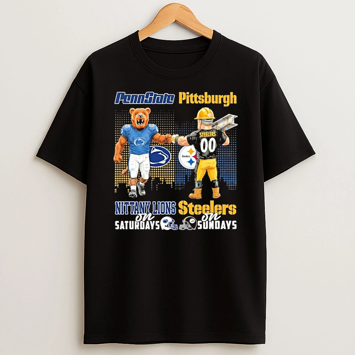 Mascots Penn State On Saturday And Steelers On Sundays Tshirt Hoodie