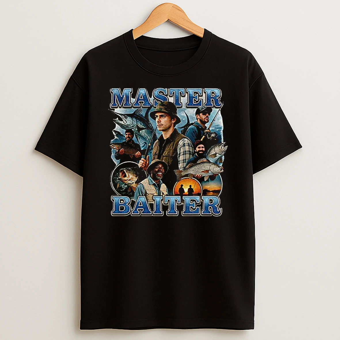 Master Baiter Fishing Graphic Vintage Tshirt Hoodie