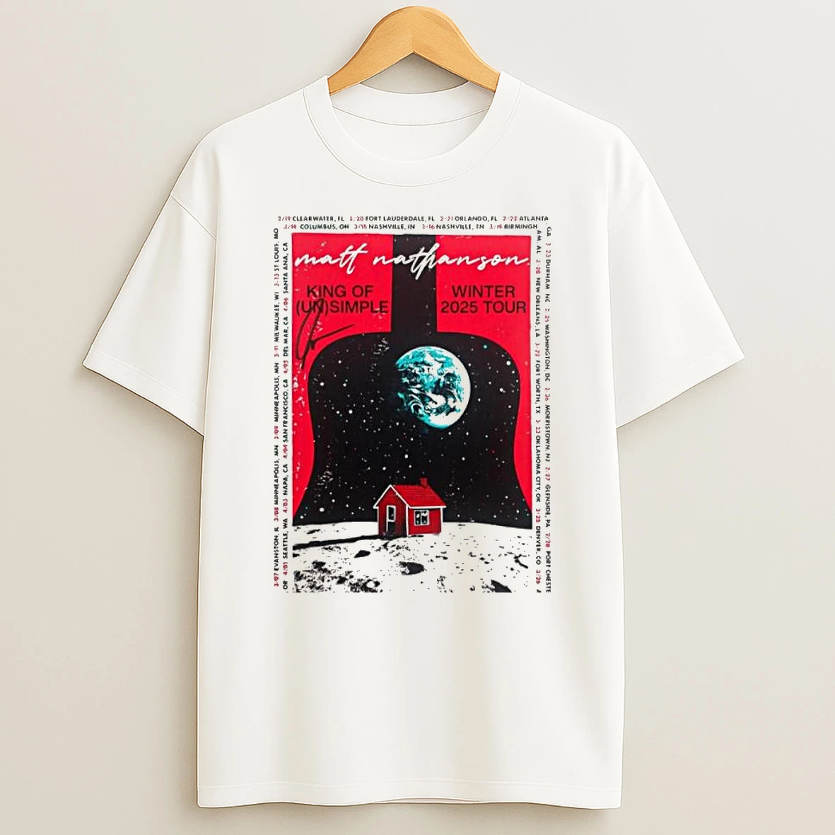 Matt Nathanson Winter Tour 2025 Tshirt Hoodie
