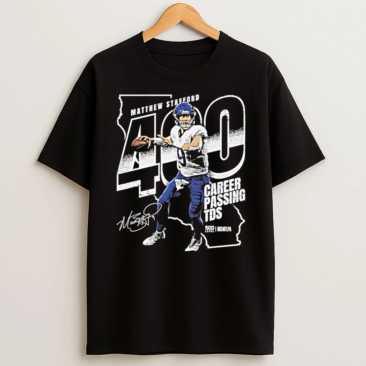 Matthew Stafford Los Angeles Rams 400 Club Tshirt Hoodie
