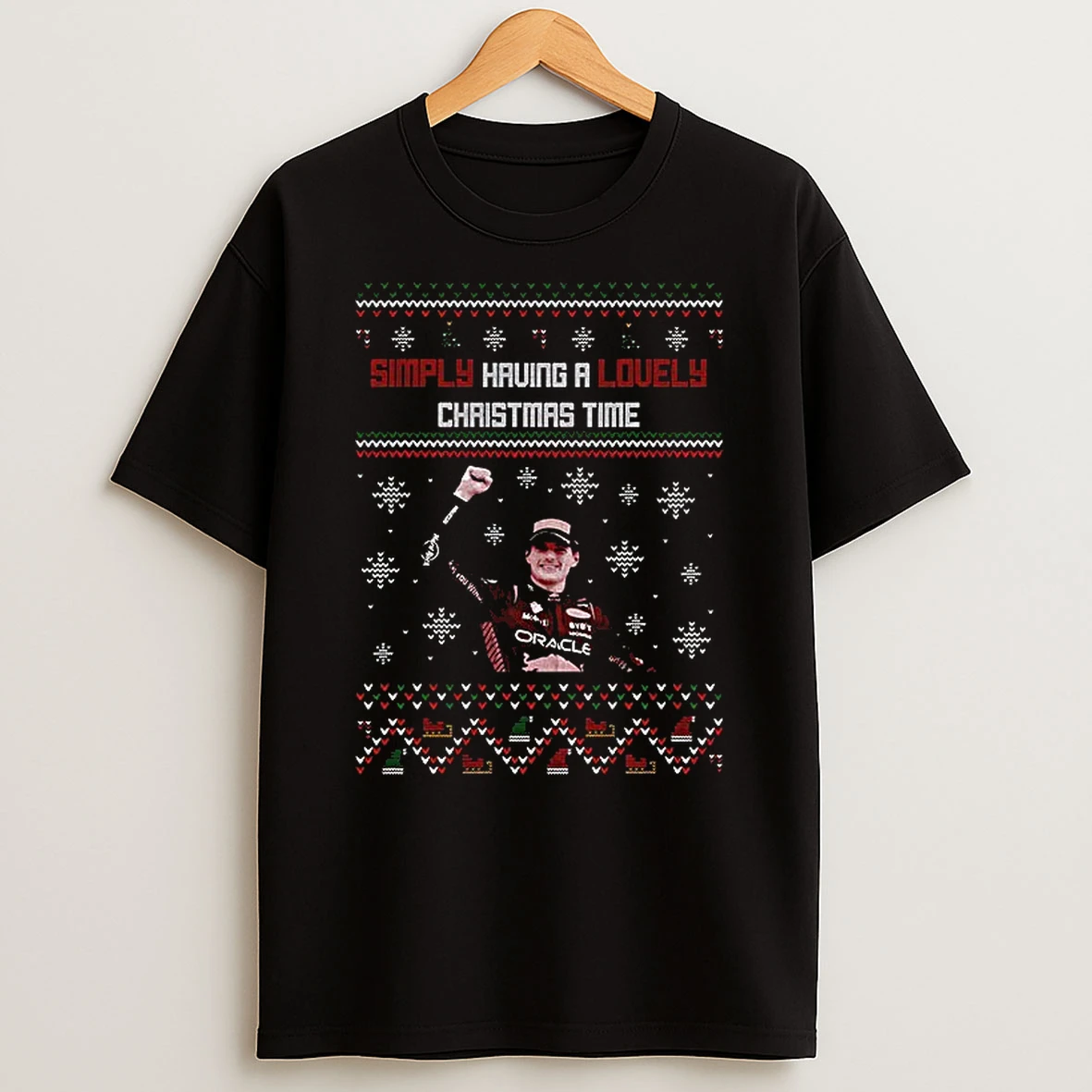 Max Verstappen Lovely Simply Having A Lovely Christmas Time Tshirt Hoodie