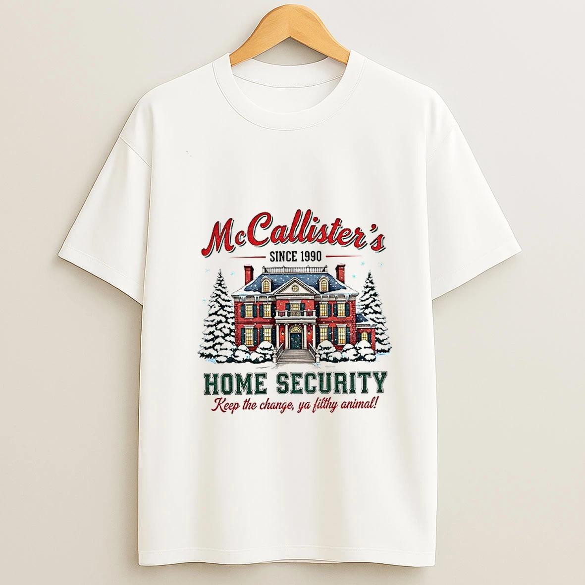 Mcallisters Home Security Keep The Change Ya Filthy Animal Christmas Tshirt Hoodie