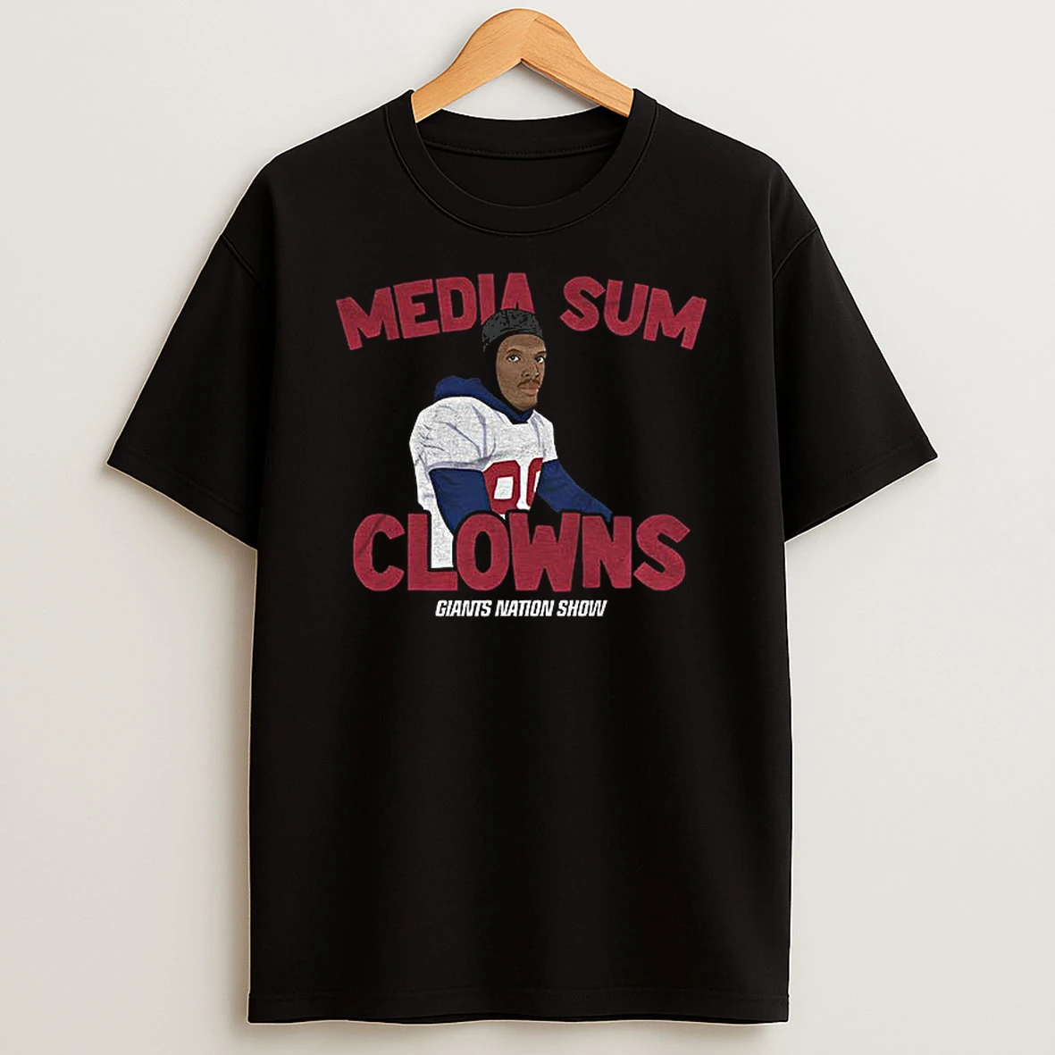 Media Sum Clowns Giants Nation Show New York Giants Tshirt Hoodie