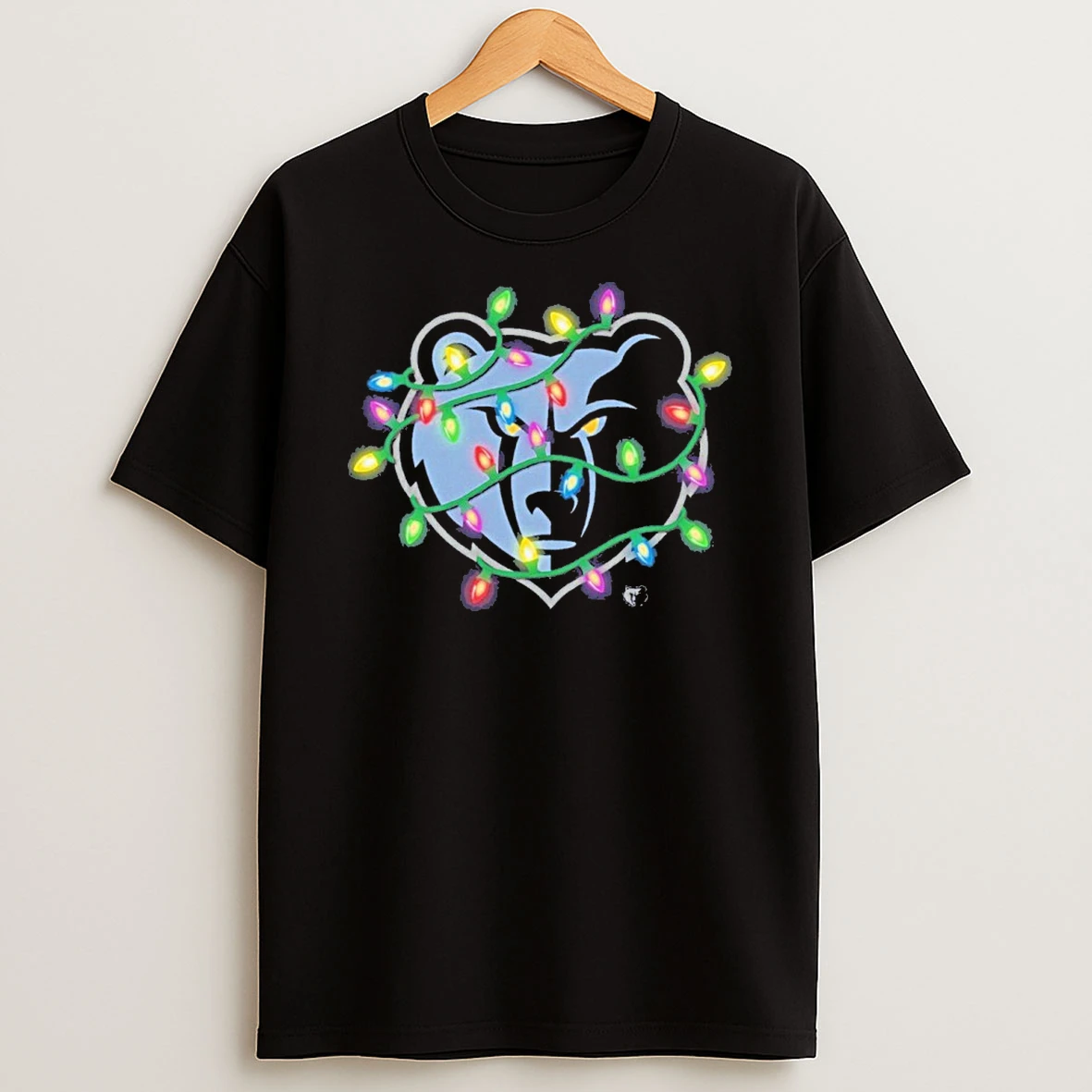 Memphis Grizzlies Logo Light Christmas Tshirt Hoodie