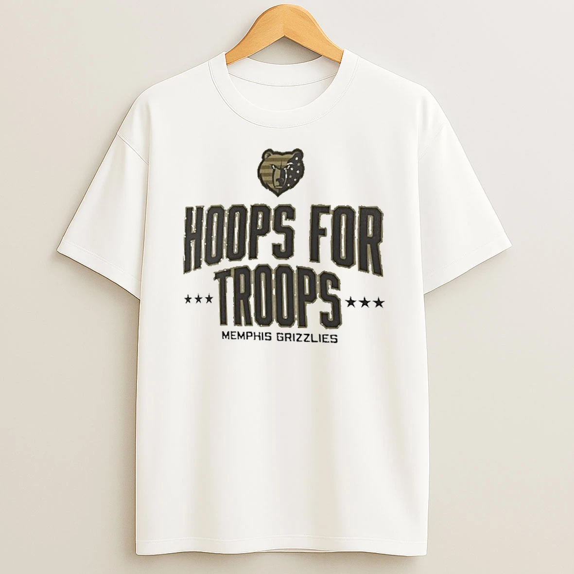 Memphis Grizzlies X Nba Hoops For Troops Tshirt Hoodie