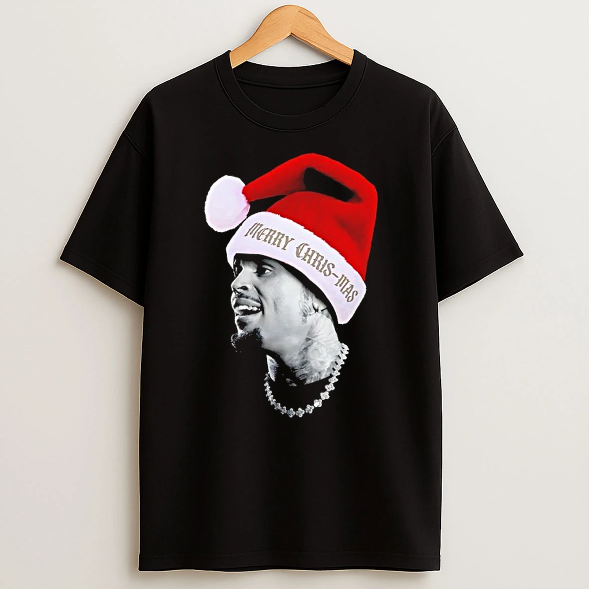 Merry Chris Mas Big Head Christmas Chris Brown Tshirt Hoodie