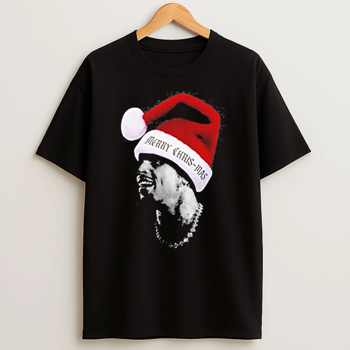 Merry Chris Mas Big Head Tshirt Hoodie