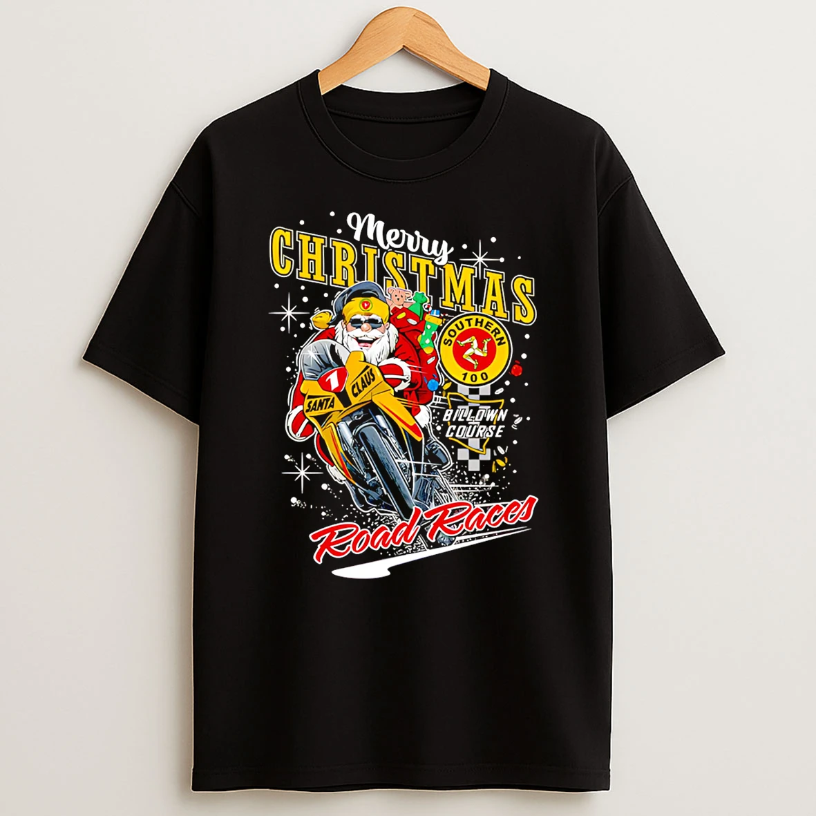 Merry Christmas Billown Course Road Races Tshirt Hoodie