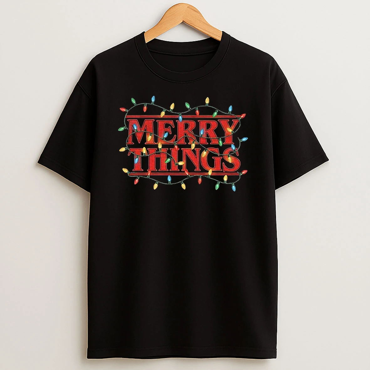 Merry Christmas Things Christmas Stranger Things Holiday Tshirt Hoodie