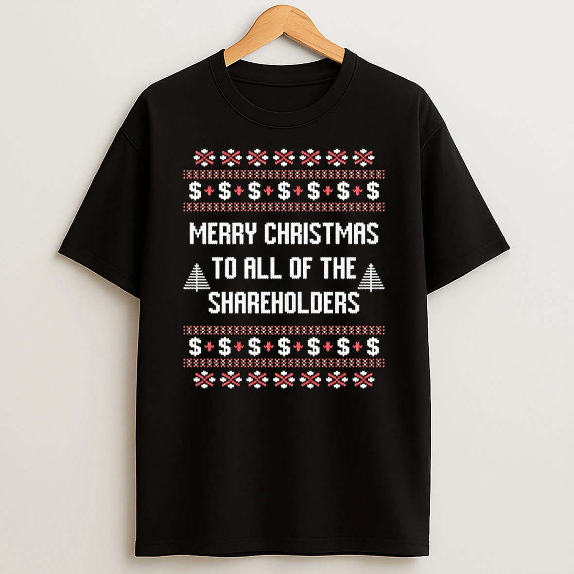 Merry Christmas To All Of The Shareholders Ugly Christmas Tshirt Hoodie