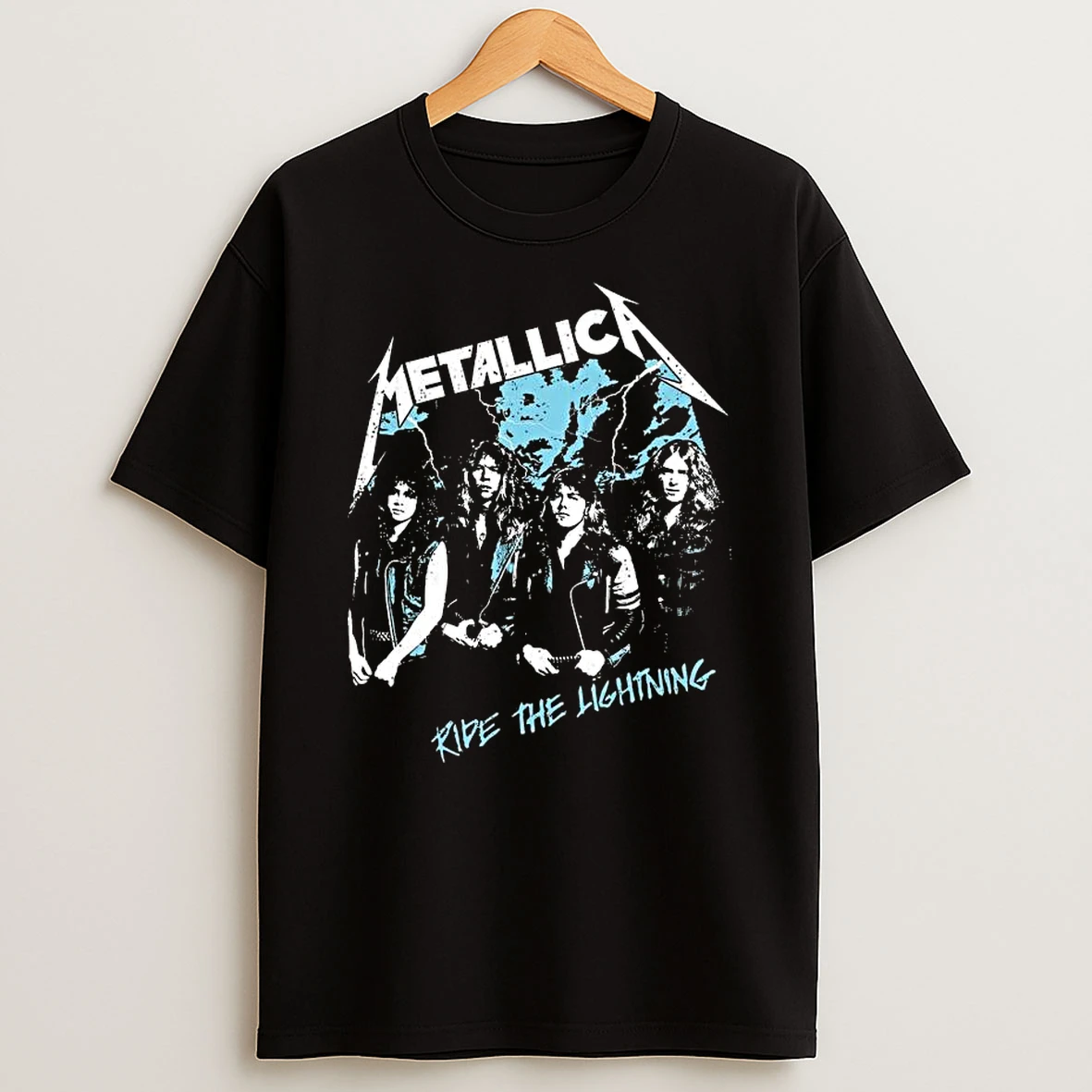 Metallica Ride The Lightning Slim Fit Tshirt Hoodie