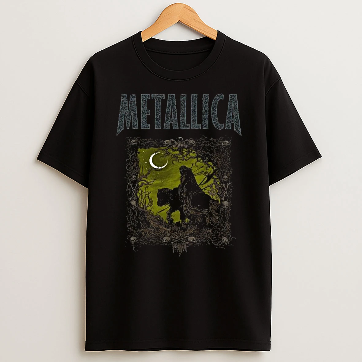 Metallica The Outlaw Torn Tshirt Hoodie