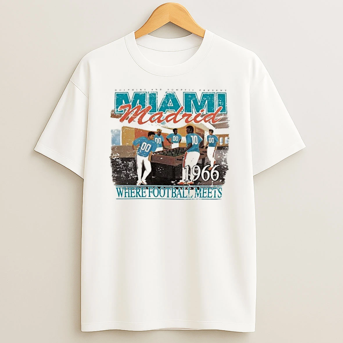 Miami Dolphins Nfl Madrid Where Football Meets Tshirt Hoodie