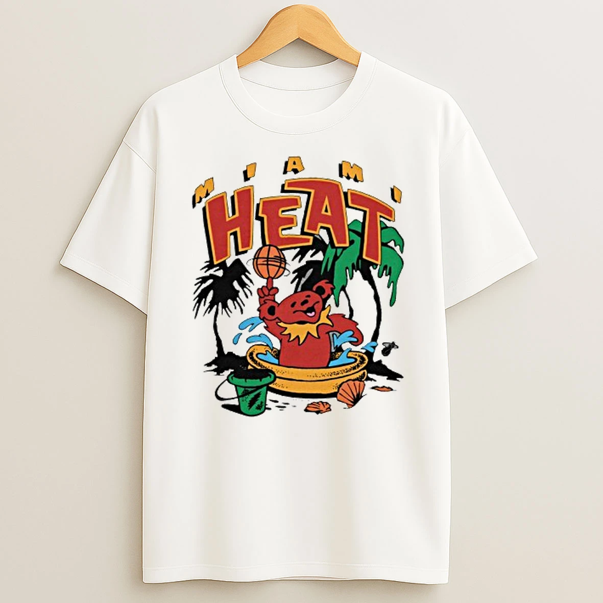 Miami Heat X Grateful Dead Basketball Tshirt Hoodie