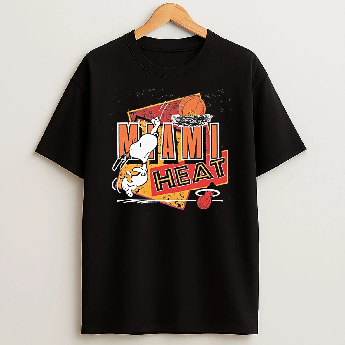 Miami Heat X Snoopy Dunk Basketball Tshirt Hoodie