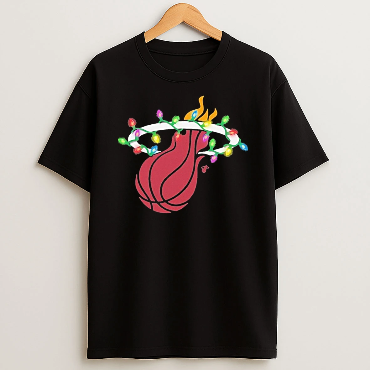 Miami Heat Logo Light Christmas Tshirt Hoodie
