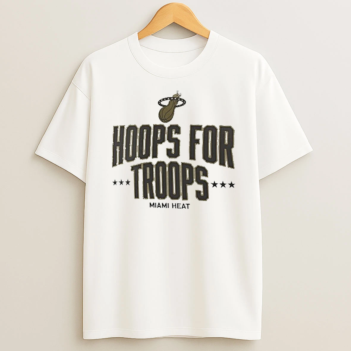 Miami Heat X Nba Hoops For Troops Tshirt Hoodie