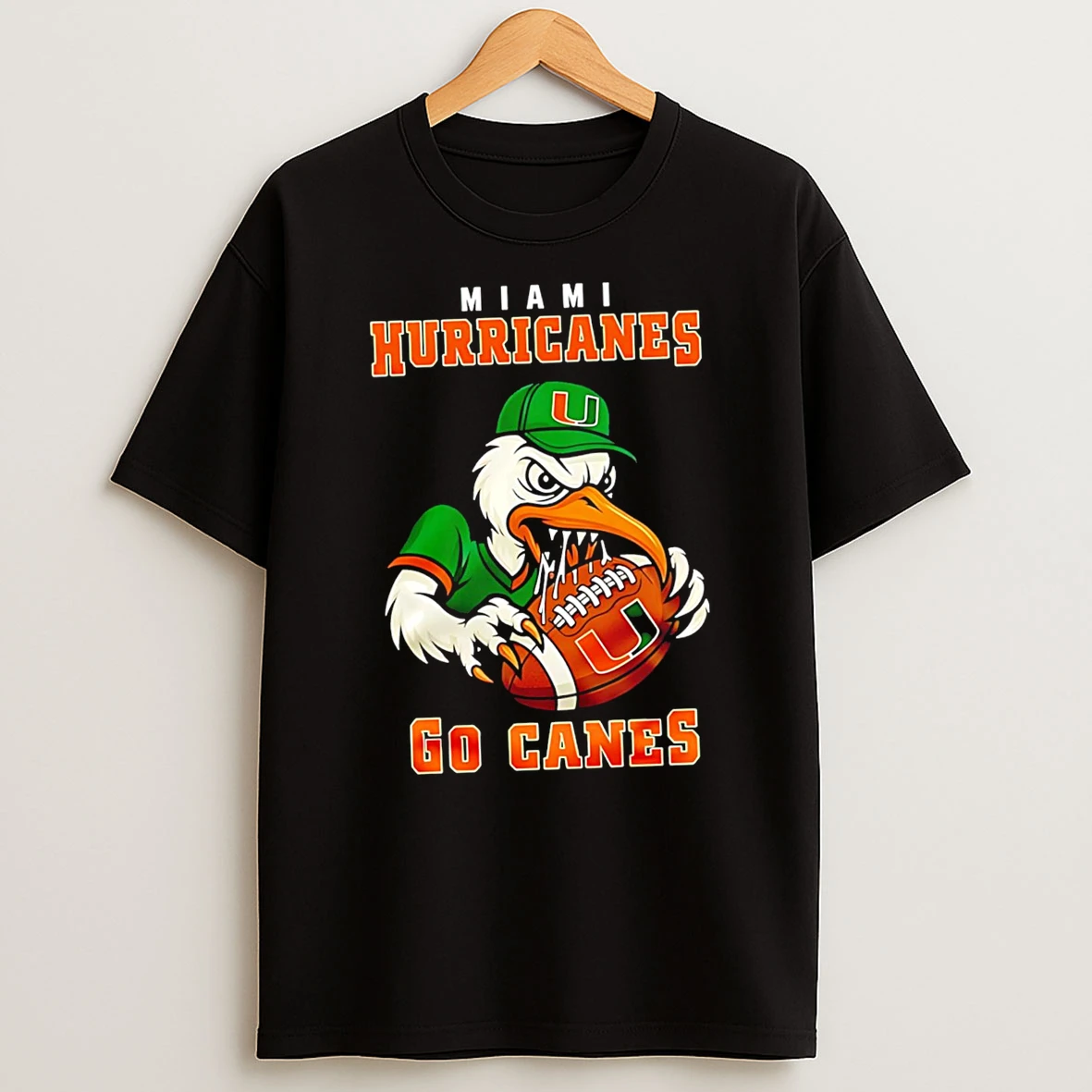 Miami Hurricanes Ncaa Nation Gear Mascot Tshirt Hoodie