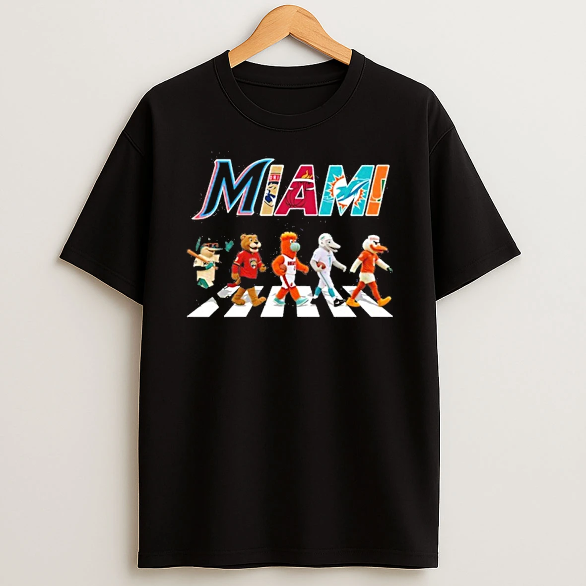 Miami Mascot Abbey Road Tshirt Hoodie