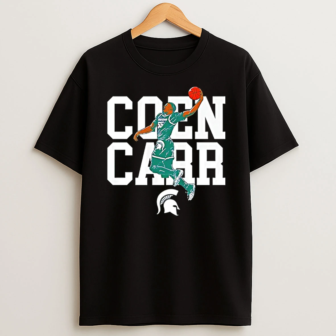 Michigan State Spartans Basketball Air Coen Carr Tshirt Hoodie