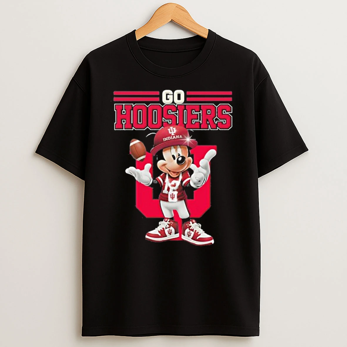 Mickey Mouse Indiana Hoosiers Go Hoosiers Tshirt Hoodie