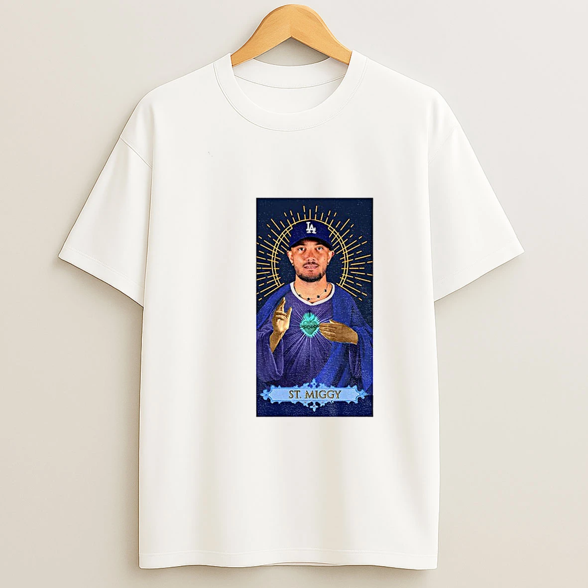 Miguel Rojas Dodgers St Miggy Tshirt Hoodie