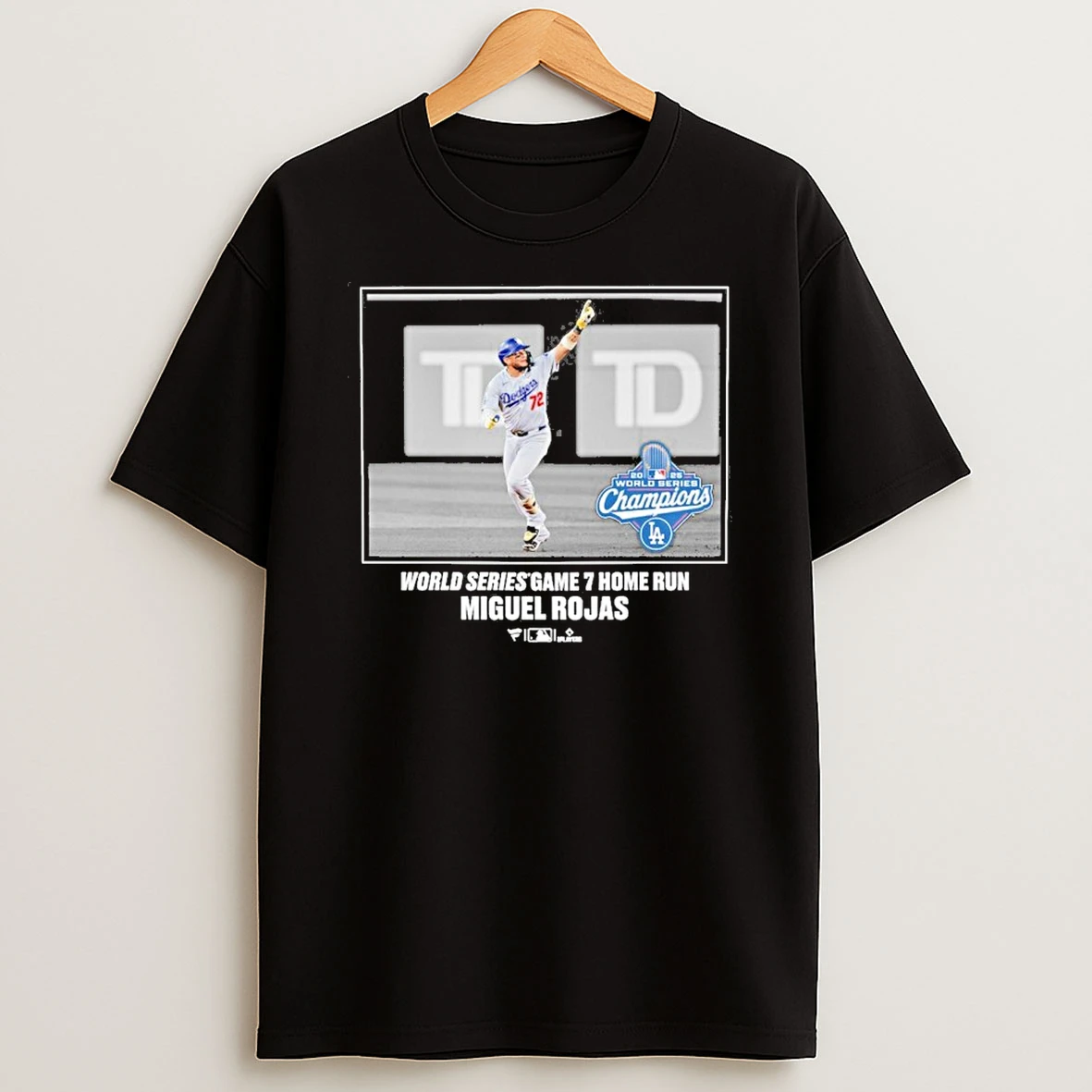Miguel Rojas Los Angeles Dodgers 2025 World Series Champions Moment Tshirt Hoodie