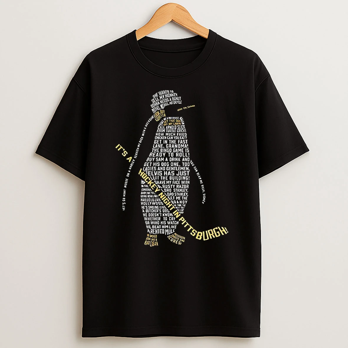 Mike Lange Penguins Its A Hockey Night In Pittsburgh Tshirt Hoodie
