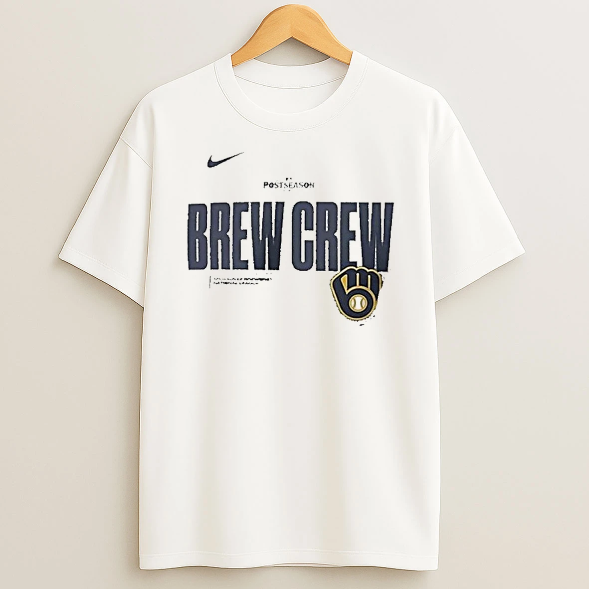 Milwaukee Brewers Nike Brew Crew 2025 Mlb Postseason Tshirt Hoodie