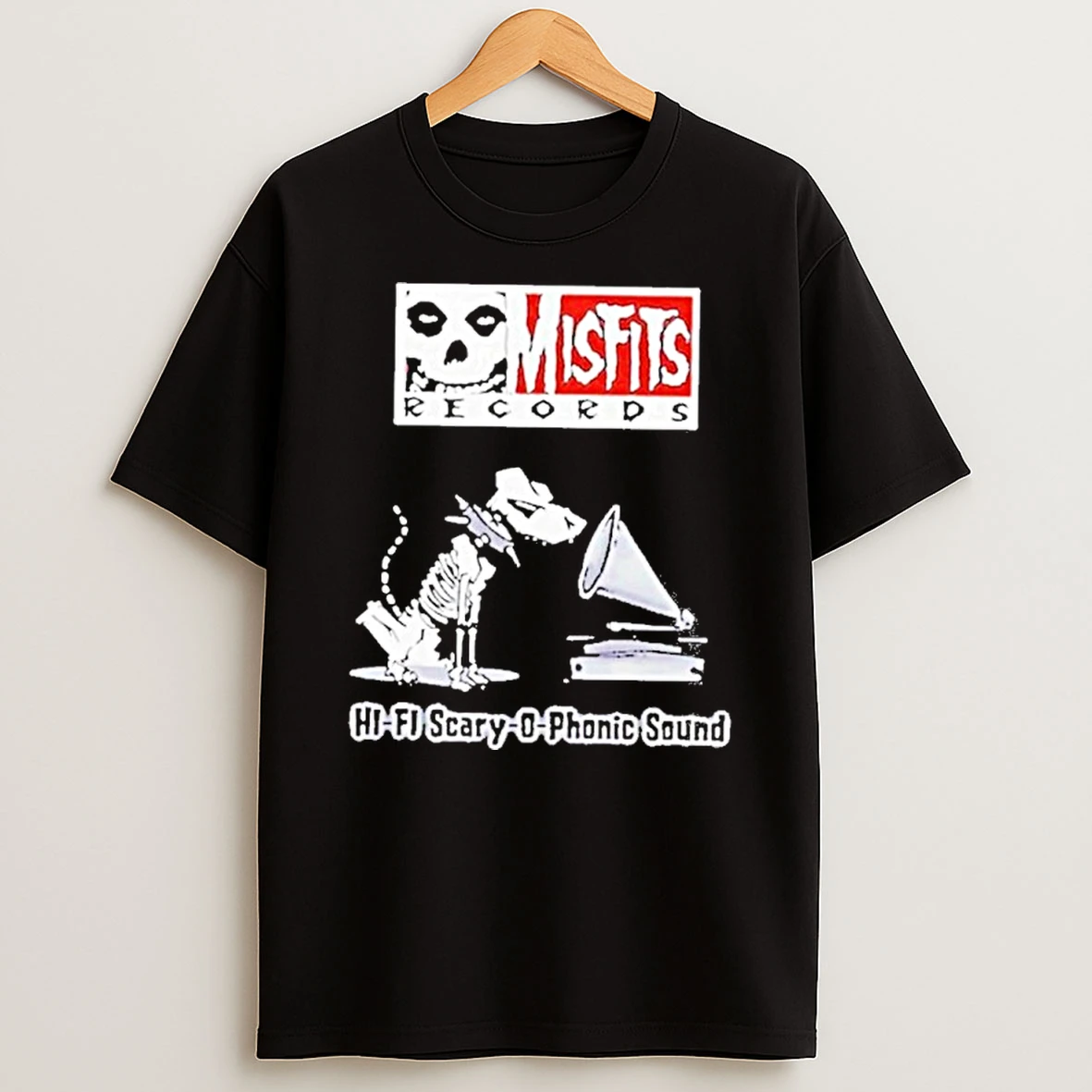 Misfits Records Double Logo Tshirt Hoodie