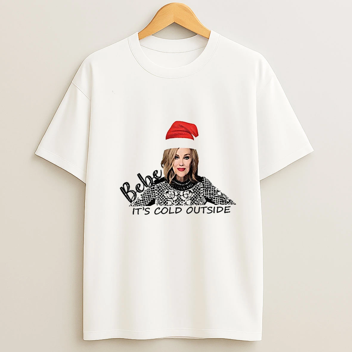Moira Rose Santa Hat Bebe Its Cold Outside Christmas Tshirt Hoodie