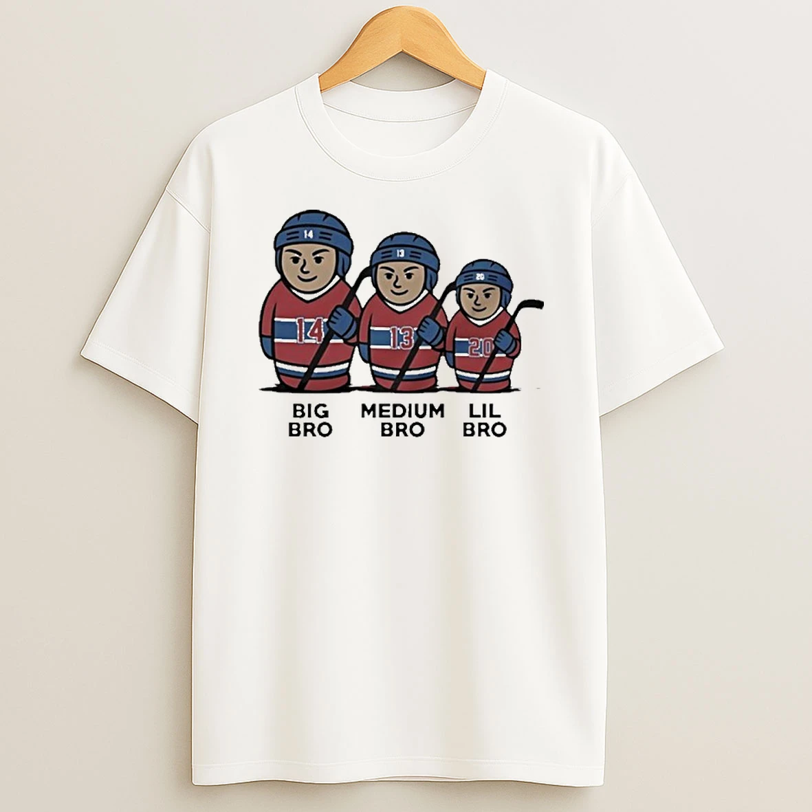 Montreal Canadiens 3 Bros Tshirt Hoodie
