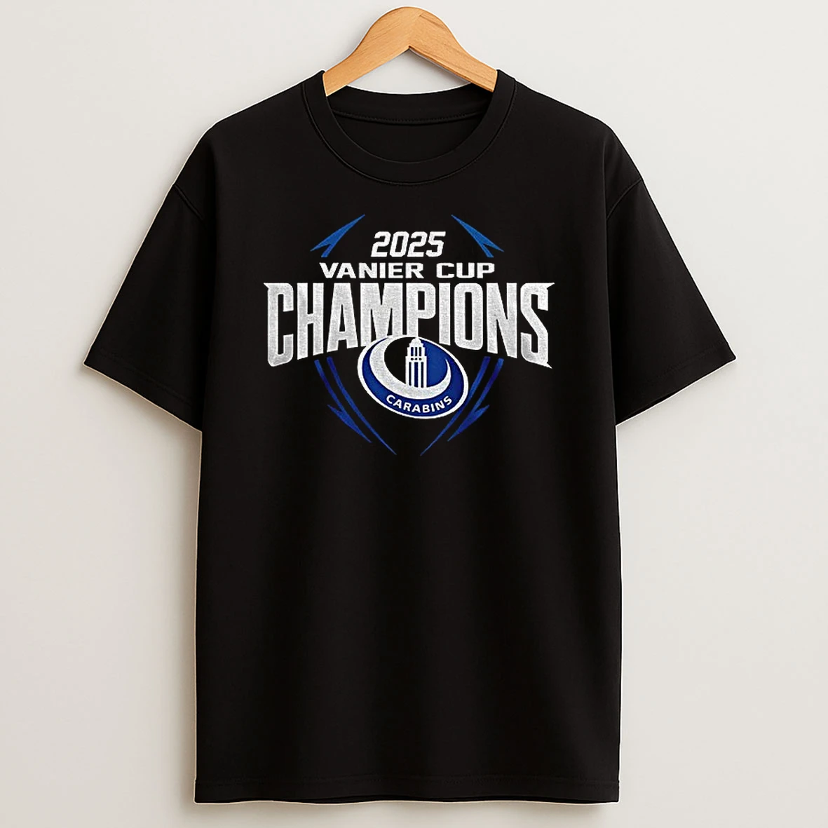 Montreal Carabins 60th Vanier Cup Champions 2014 2025 Logo Tshirt Hoodie