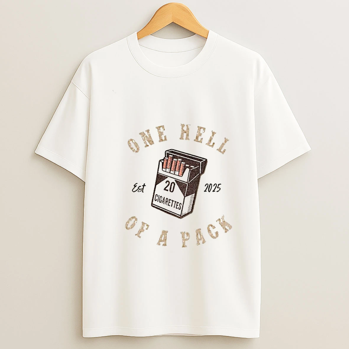 Morgan Wallen One Hell Of A Pack 20 Cigarettes Est 2025 Tshirt Hoodie