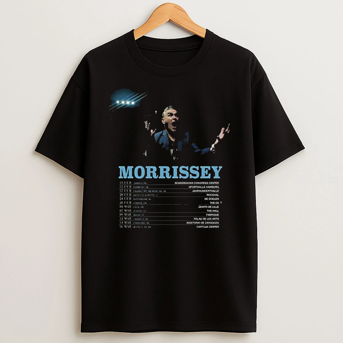 Morrissey Live Across Europe Tour 2026 Tshirt Hoodie