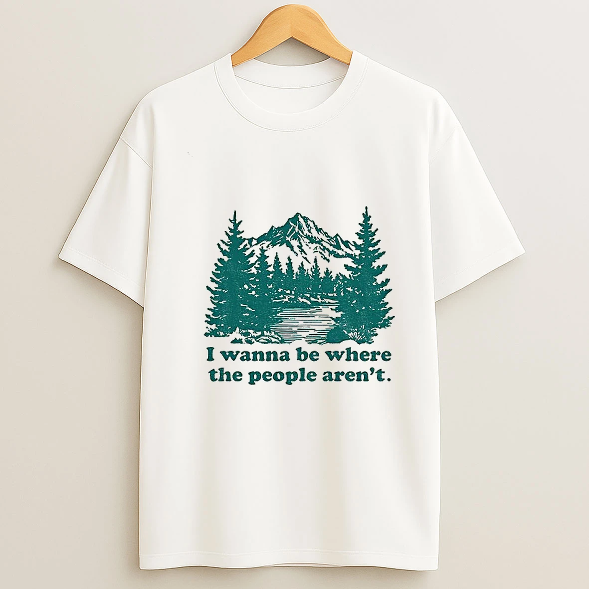 Mountain I Wanna Be Where The People Arent Tshirt Hoodie