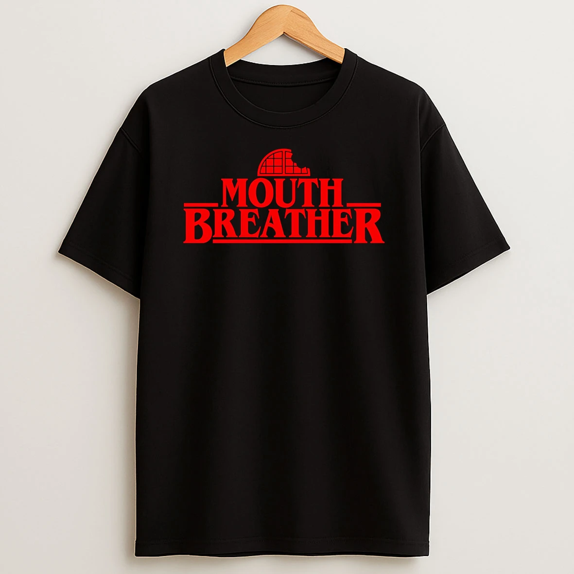 Mouth Breather With Waffle Stranger Things Tshirt Hoodie