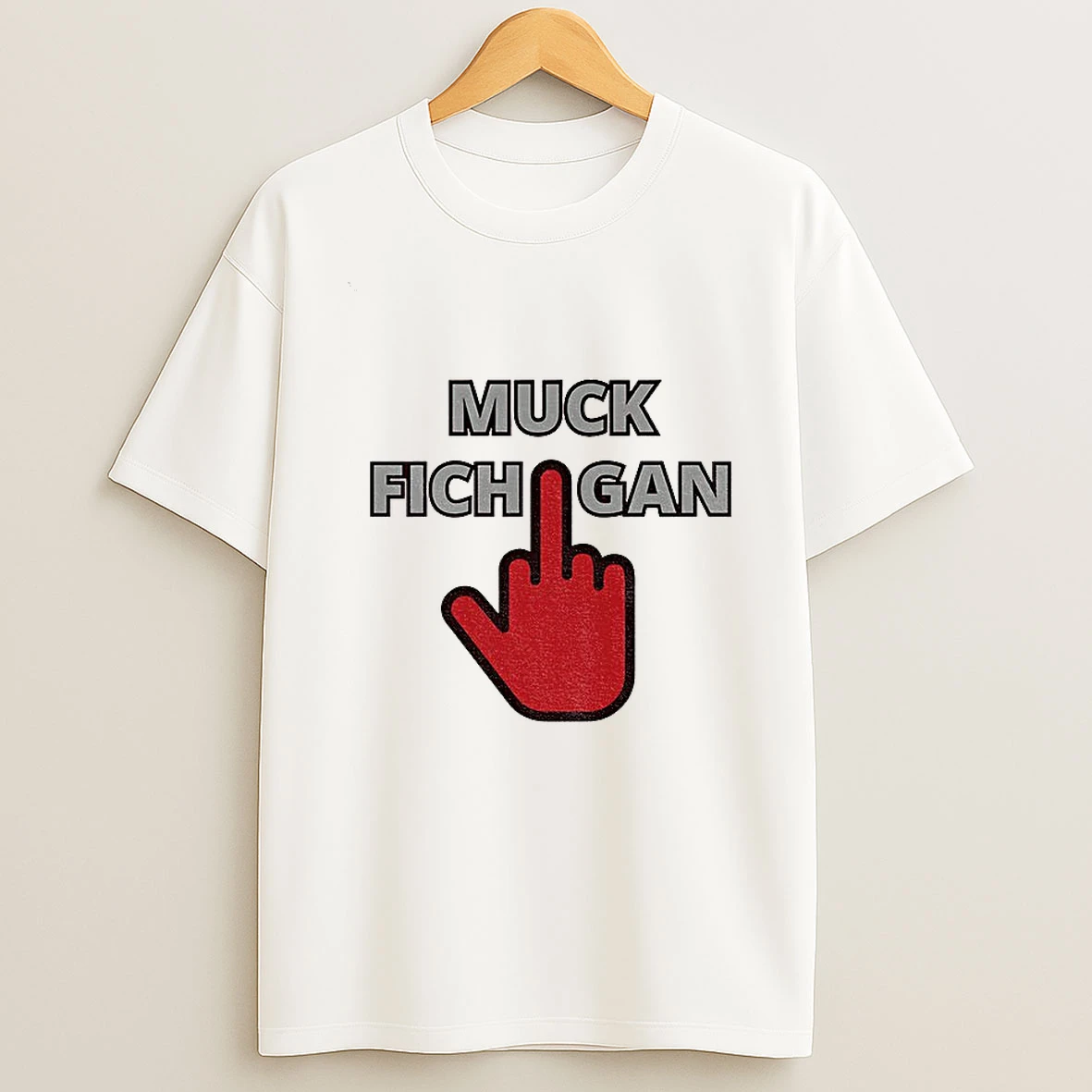 Muck Fichigan Middle Finger Ohio State Buckeyes Football Tshirt Hoodie