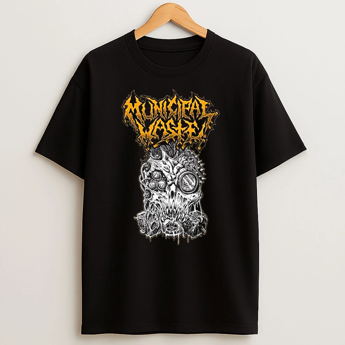 Municipal Waste Mutant Gasmask Tshirt Hoodie