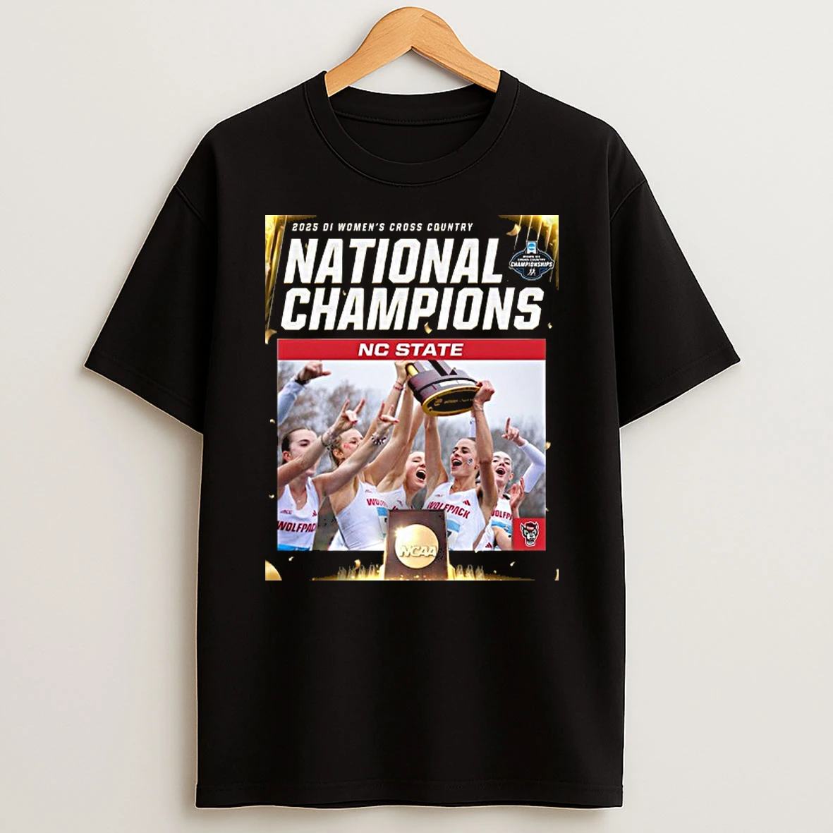Nc State 2025 Di Womens Cross Country Champions Tshirt Hoodie