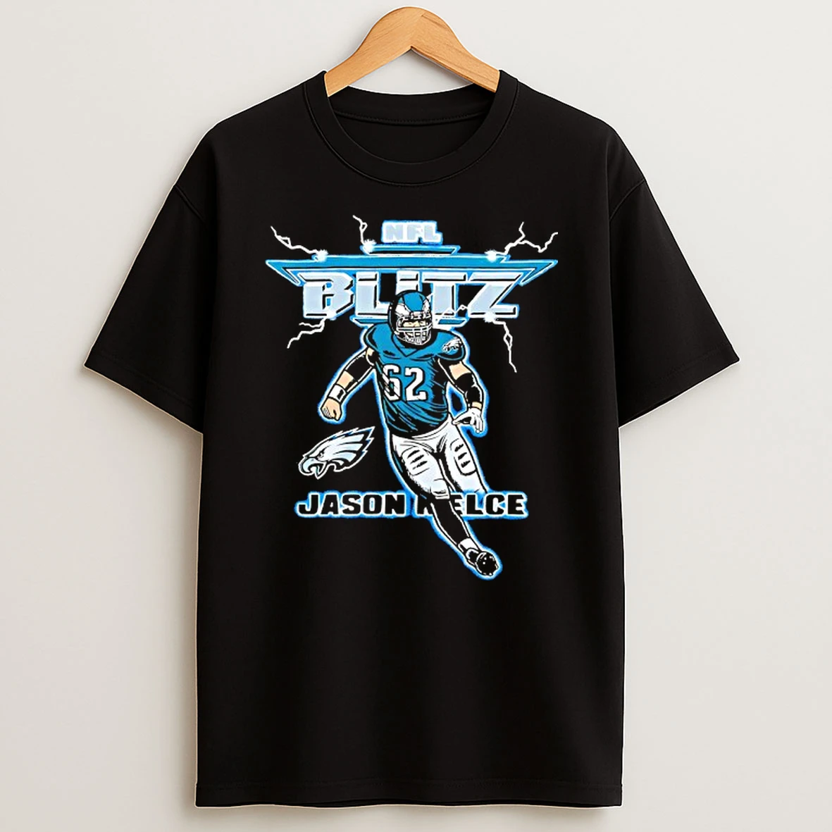 Nfl Blitz Philadelphia Eagles Jason Kelce 62 Tshirt Hoodie