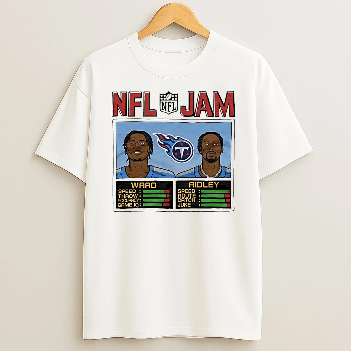 Nfl Jam Tennessee Titans Spencer Ward And Calvin Ridley Circle Tshirt Hoodie