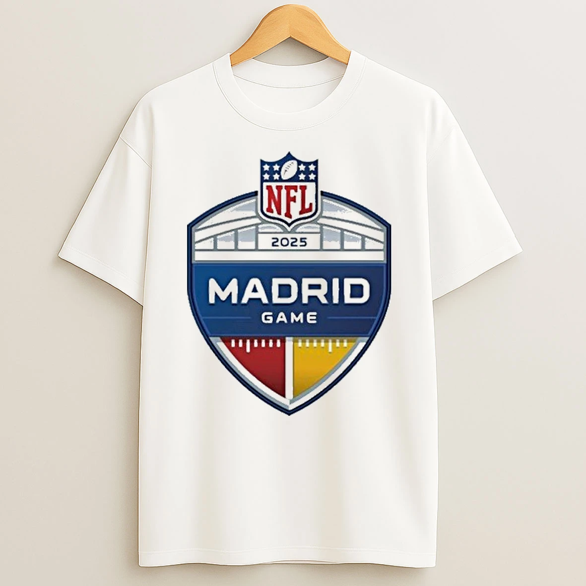Nfl Madrid Game 2025 Logo Tshirt Hoodie
