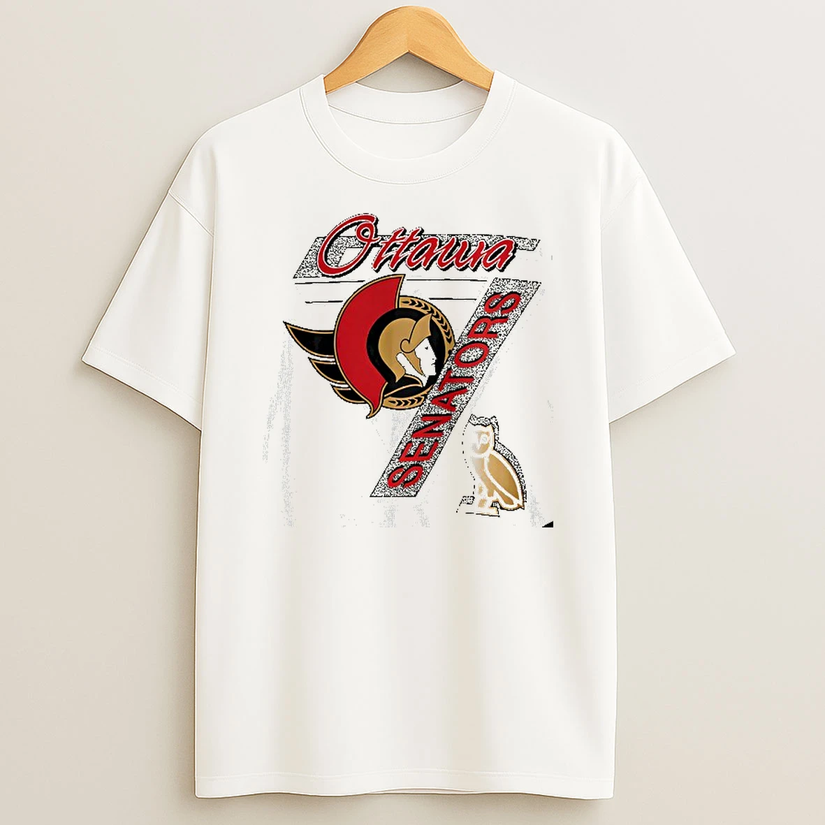 Nhl Ottawa Senators Hockey X Ovo Logo Tshirt Hoodie