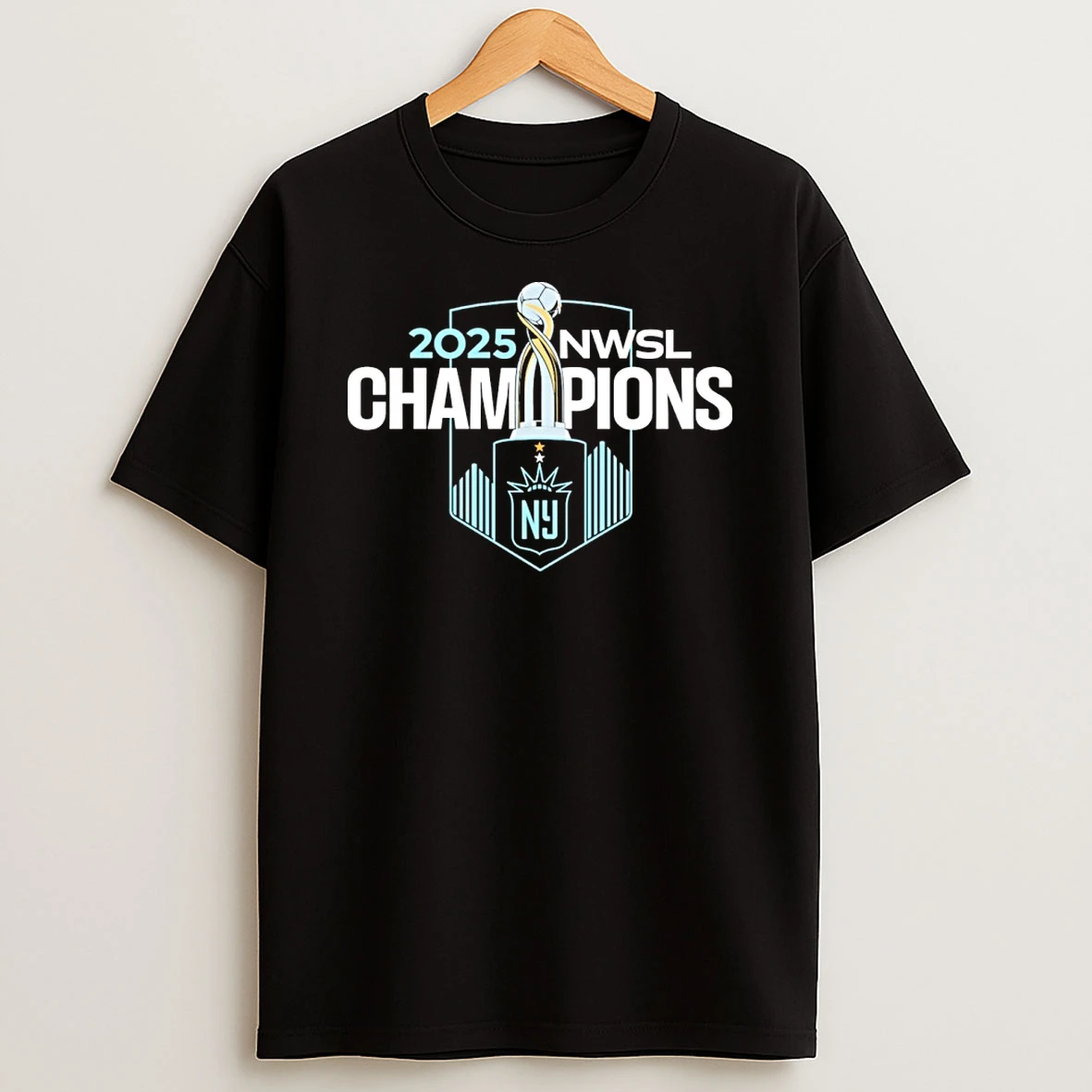 Nj Ny Gotham Fc 2025 Nwsl Champions Logo Tshirt Hoodie