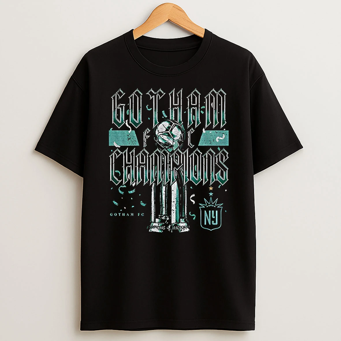 Nj Ny Gotham Fc 2025 Nwsl Champions Roster Logo Tshirt Hoodie