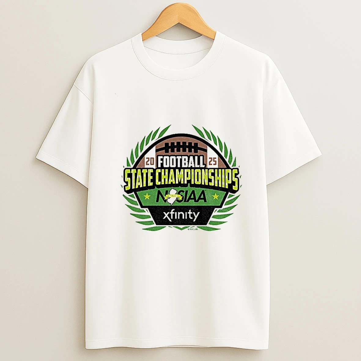 Njsiaa 2025 Football State Championships Xfinity Jersey Logo Tshirt Hoodie