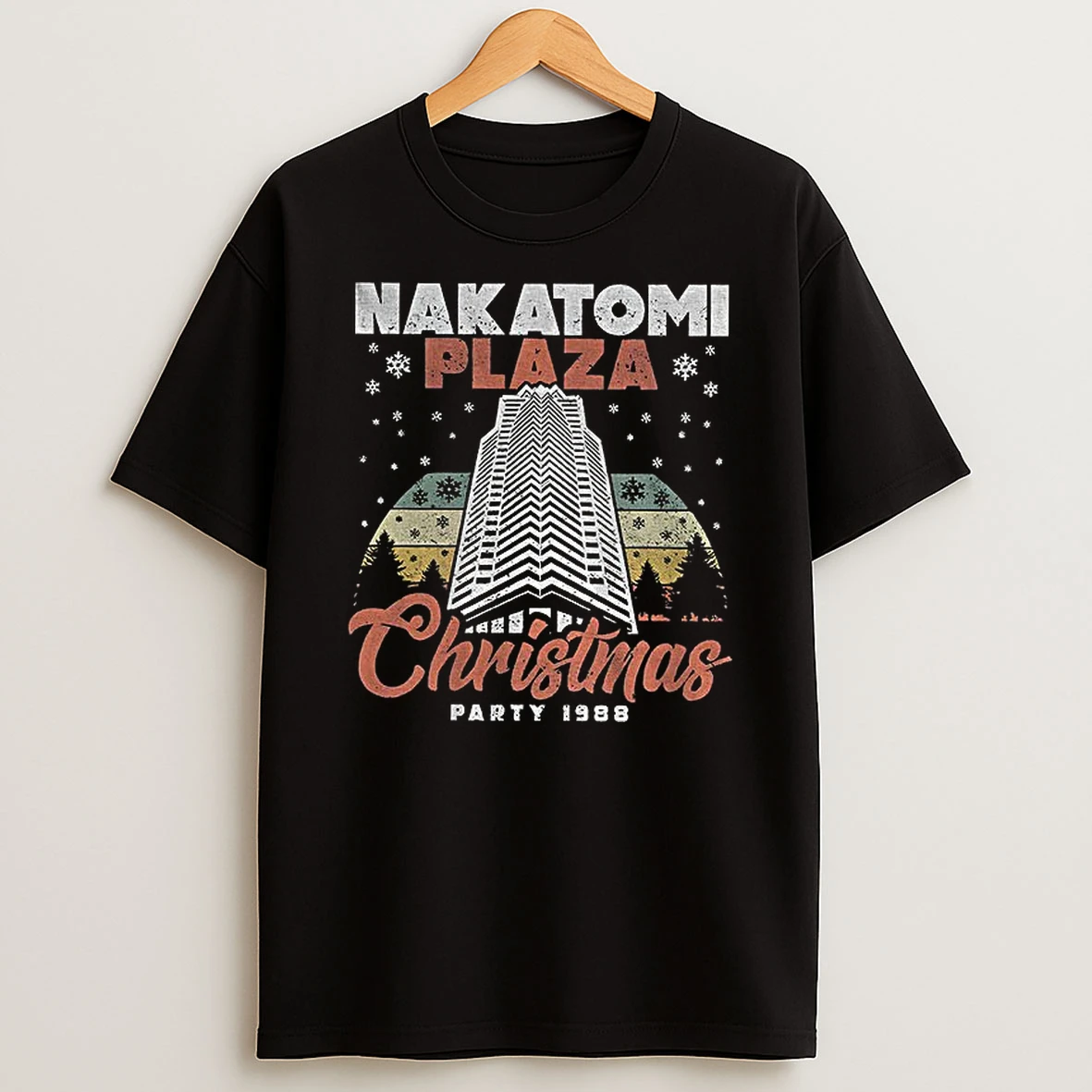 Nakatomi Plaza Christmas Party 1988 Xmas Movie Ugly Tshirt Hoodie