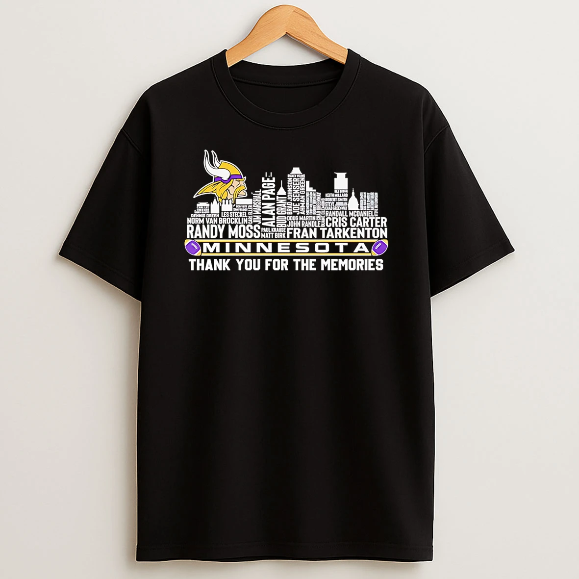 Name Minnesota Vikings Thank You For The Memories Tshirt Hoodie